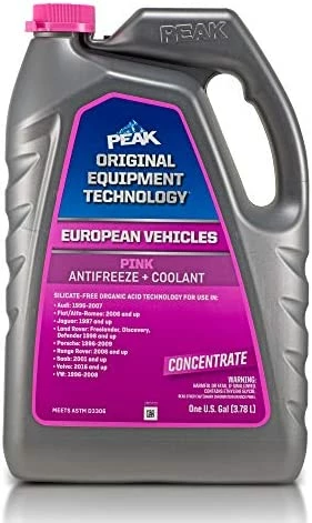 Brand new ???? PEAK OET Extended Life Pink 50/50 Prediluted Antifreeze/Coolant For European Vehicles, 1 Gal ???? 7 Brand new ???? PEAK OET Extended Life Pink 50/50 Prediluted Antifreeze/Coolant For European Vehicles, 1 Gal ???? - Image 5