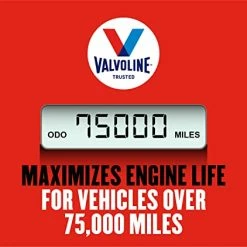 Hot Sale ⌛ High Mileage With MaxLife Technology SAE 10W-30 Synthetic Blend Motor Oil 5 QT (Packaging May Vary) ⭐ -ZeroR-shop 41AYbJcwneL