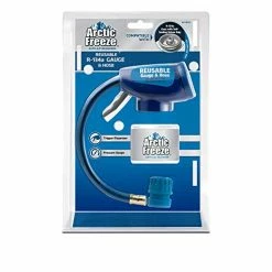 Discount ???? InterDynamics Arctic Freeze Car Air Conditioner Refrigerant Gauge And Hose, Reusable AC Recharge Kit Compatible With R-134A Cans With Self Sealing Valves ✨