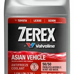 New ???? Zerex Asian Vehicle Red Silicate And Borate Free 50/50 Prediluted Ready-to-Use Antifreeze/Coolant 1 GA ????