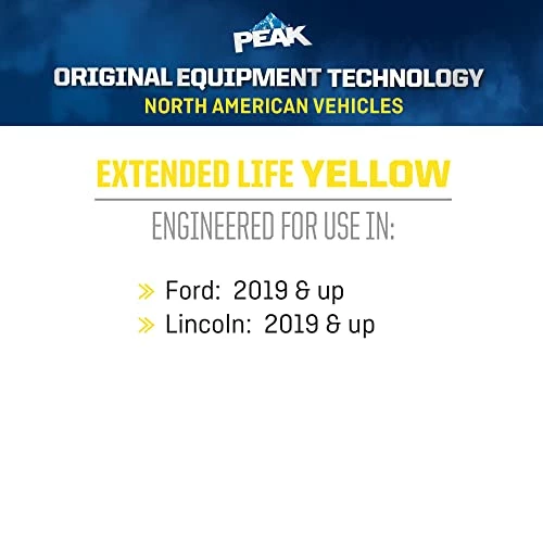 Budget ???? PEAK OET Extended Life Yellow 50/50 Prediluted Antifreeze/Coolant For North American Vehicles, 1 Gal ???? 3 Budget ???? PEAK OET Extended Life Yellow 50/50 Prediluted Antifreeze/Coolant For North American Vehicles, 1 Gal ???? - Image 2