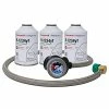 Cheapest ❤️ ZeroR® R1234YF Refrigerant Top Off Kit #3 - Genuine HFO-1234YF 8oz Cans & 36" HD Hose, Tap &Gauge ???? -ZeroR-shop 41nfHCzZvtS