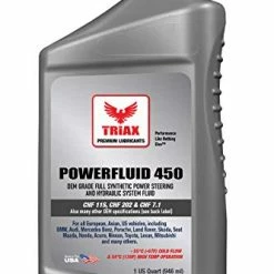 Top 10 ???? Powerfluid 450 Full Synthetic Power Steering Fluid, Lifetime Fill, CHF 11S, CHF 202, CHF 7.1 For All European Cars, OEM Grade, Hydro-Pneumatic Suspension (1 Quart) ????
