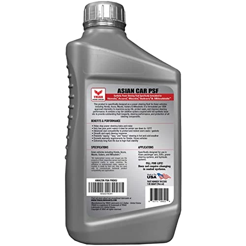 Buy ???? Asian Car PSF, Synthetic Power Steering Fluid, Compatible With Honda, Acura, Mazda, Subaru, And Mitsubishi, OEM Grade, Fill For Life (2 Quart Pack) ???? 4 Buy ???? Asian Car PSF, Synthetic Power Steering Fluid, Compatible With Honda, Acura, Mazda, Subaru, And Mitsubishi, OEM Grade, Fill For Life (2 Quart Pack) ???? - Image 2