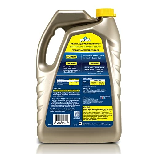 Budget ???? PEAK OET Extended Life Yellow 50/50 Prediluted Antifreeze/Coolant For North American Vehicles, 1 Gal ???? 7 Budget ???? PEAK OET Extended Life Yellow 50/50 Prediluted Antifreeze/Coolant For North American Vehicles, 1 Gal ???? - Image 6