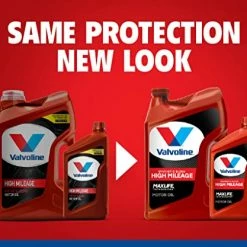 Hot Sale ⌛ High Mileage With MaxLife Technology SAE 10W-30 Synthetic Blend Motor Oil 5 QT (Packaging May Vary) ⭐ -ZeroR-shop 51036LWKVML