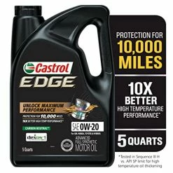 Cheapest ???? 03124 Edge 0W-20 Advanced Full Synthetic Motor Oil, 5 Qu ????
