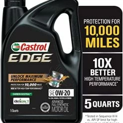 Cheapest ???? 03124 Edge 0W-20 Advanced Full Synthetic Motor Oil, 5 Qu ???? -ZeroR-shop 51Em7j76ajL. AC