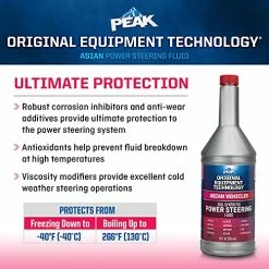 New ⌛ PEAK OET Full Synthetic Power Steering Fluid For Asian Vehicles, 12 Oz ???? -ZeroR-shop 51RaH1qHTKS