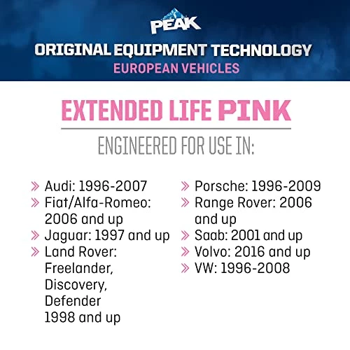 Brand new ???? PEAK OET Extended Life Pink 50/50 Prediluted Antifreeze/Coolant For European Vehicles, 1 Gal ???? 4 Brand new ???? PEAK OET Extended Life Pink 50/50 Prediluted Antifreeze/Coolant For European Vehicles, 1 Gal ???? - Image 2