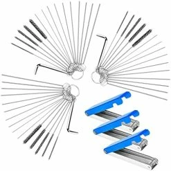 Buy ???? Set Of 4 Carburetor Carbon Dirt Jet Remove Cleaner 26 Cleaning Wires Set + 20 Cleaning Needles + 10 Nylon Brushes Tool Kit For Motorcycle ATV Moped Welder Carb Chainsaw Spray Guns Torch Tips ???? -ZeroR-shop 51dJ3BwBLGL. AC
