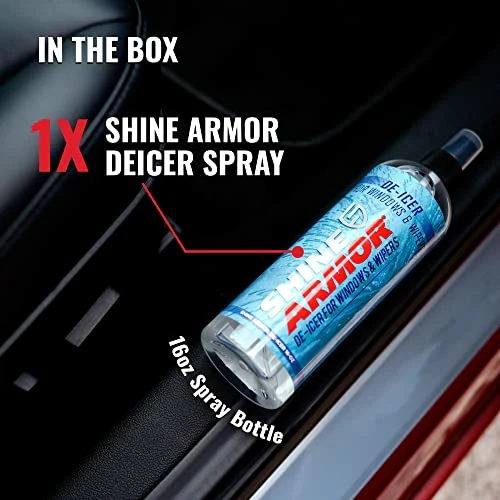 Wholesale ???? SHINE ARMOR Deicer Spray For Car Windshield Windows Wipers And Mirrors Quickly And Easily Melts Ice Frost And Snow With Minimal Scraping Improve Visibility 16 Fl Oz ???? 4 Wholesale ???? SHINE ARMOR Deicer Spray For Car Windshield Windows Wipers And Mirrors Quickly And Easily Melts Ice Frost And Snow With Minimal Scraping Improve Visibility 16 Fl Oz ???? - Image 2