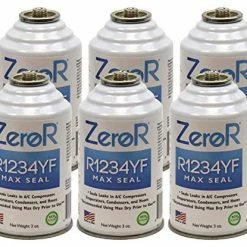 Flash Sale ✔️ ZeroR® R1234YF_ AC MAX Seal Leak Stop - Repairs Metal & Rubber! (6) Cans ????