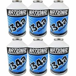 Outlet ???? National Refrigerant R134a For MVAC Use In A 12-Ounce Self-Sealing Container, Pack Of 6 ????