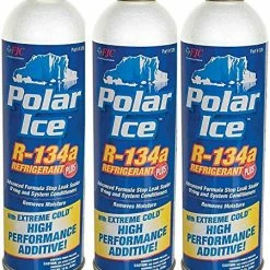 New ???? FJC (Pack Of 3) 19oz Polar Ice R134a #528 With Extreme Cold High Performance Synthetic Booster In Self Sealing Can ????